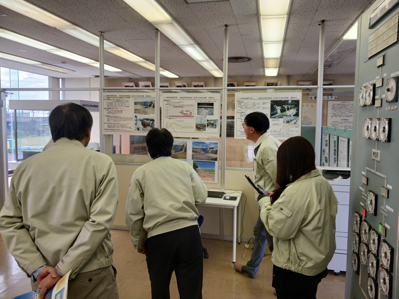 11月6日排水機場視察４
