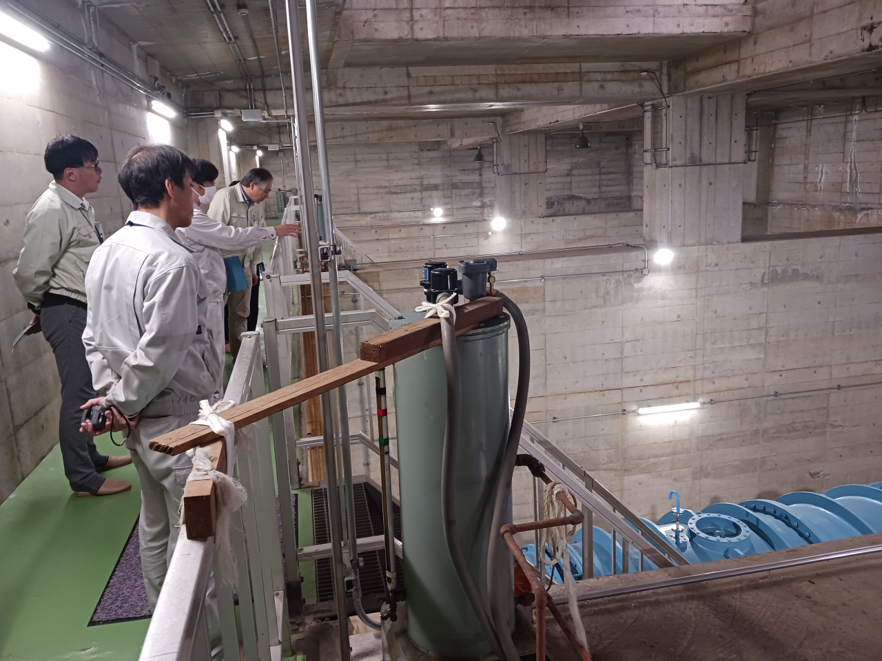 11月6日排水機場見視察2